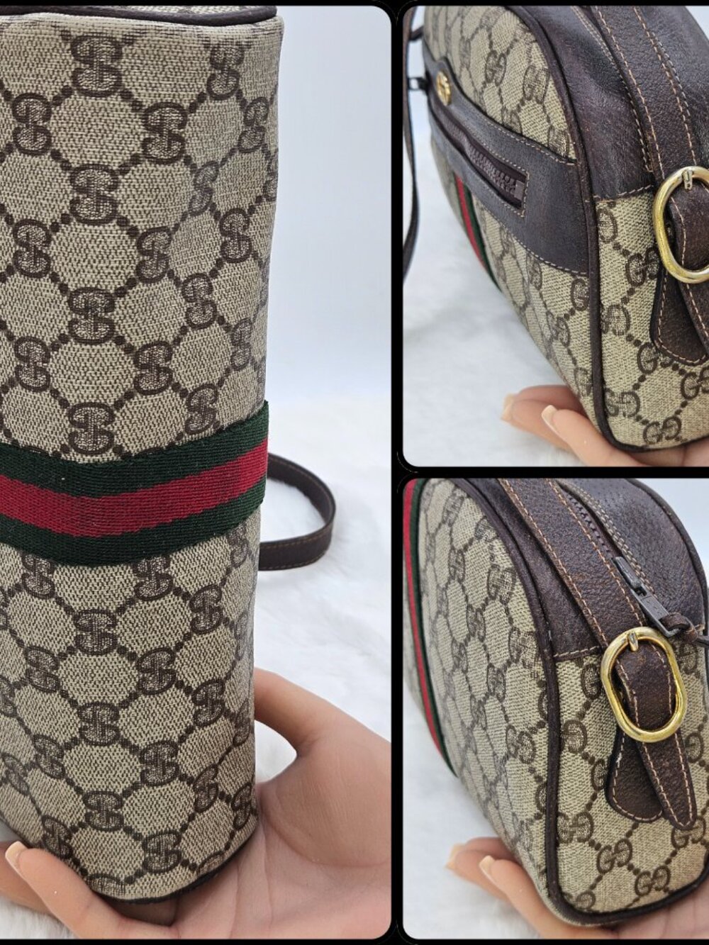 Gucci Supreme Web Sherry Line shoulder bag - Picture 12 of 17